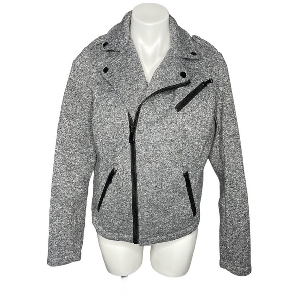 Torrid knit motorcycle jacket vanity size 0 ladies 12 - Picture 5 of 8